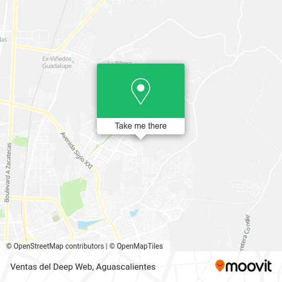 Ventas del Deep Web map