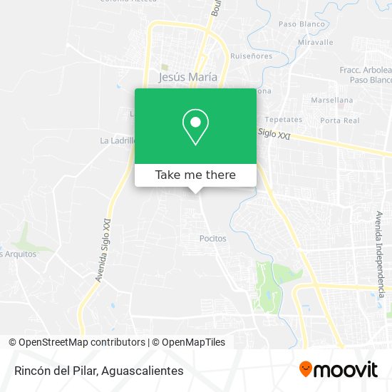 Mapa de Rincón del Pilar