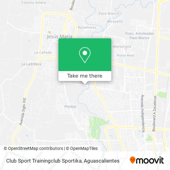 Club Sport Trainingclub Sportika map