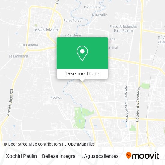 Xochitl Paulín —Belleza Integral — map