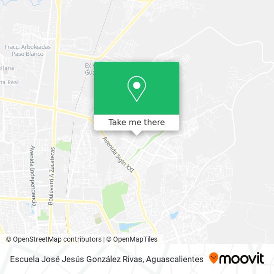 Mapa de Escuela José Jesús González Rivas