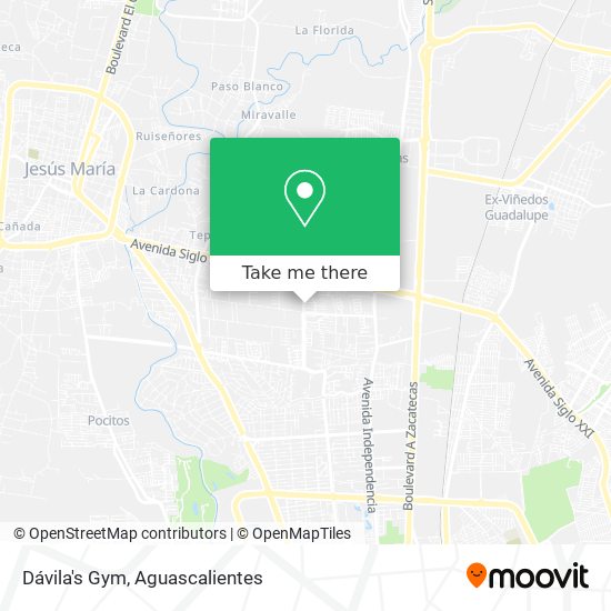 Mapa de Dávila's Gym