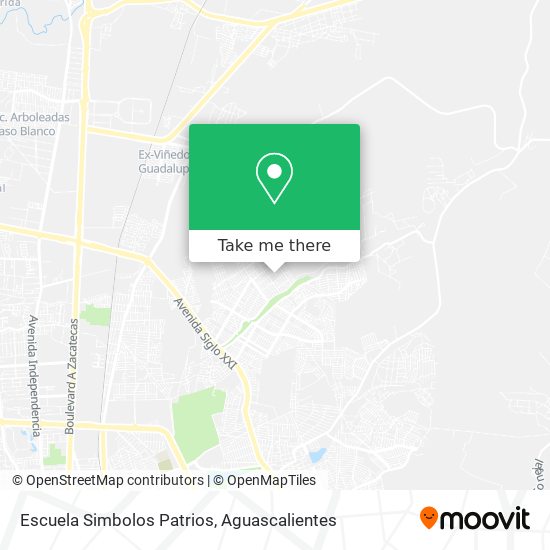 Escuela Simbolos Patrios map