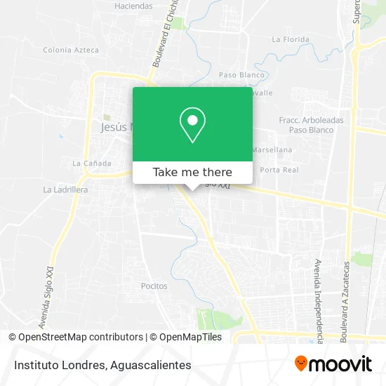 Instituto Londres map