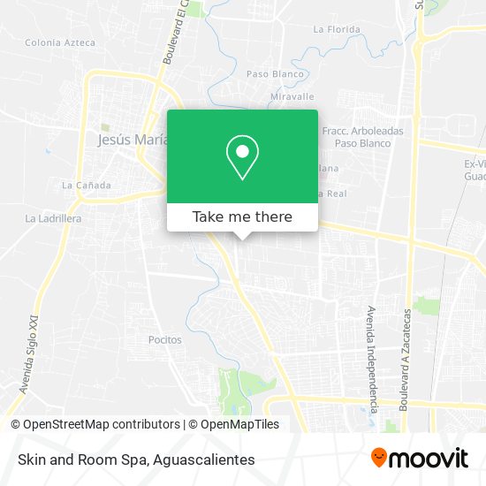 Skin and Room Spa map