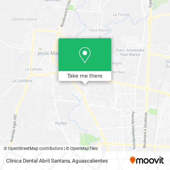 Clínica Dental Abril Santana map