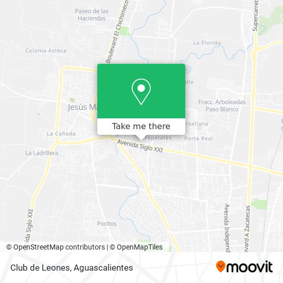 Club de Leones map