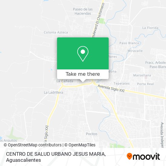 Mapa de CENTRO DE SALUD URBANO JESUS MARIA