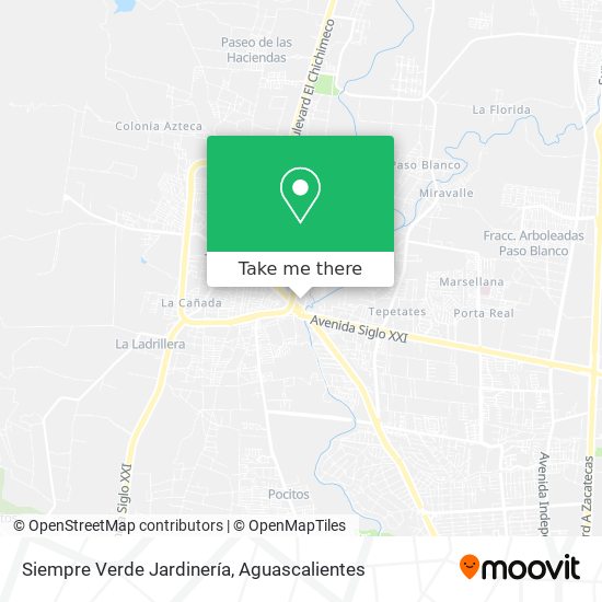 Mapa de Siempre Verde Jardinería