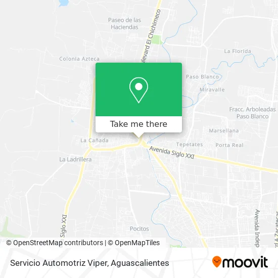 Servicio Automotriz Viper map