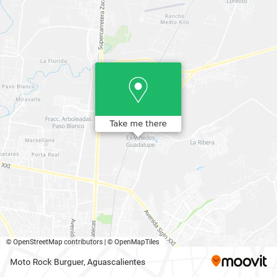 Moto Rock Burguer map