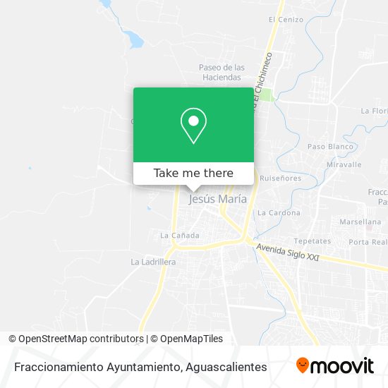 Fraccionamiento Ayuntamiento map