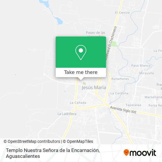 Mapa de Templo Nuestra Señora de la Encarnación