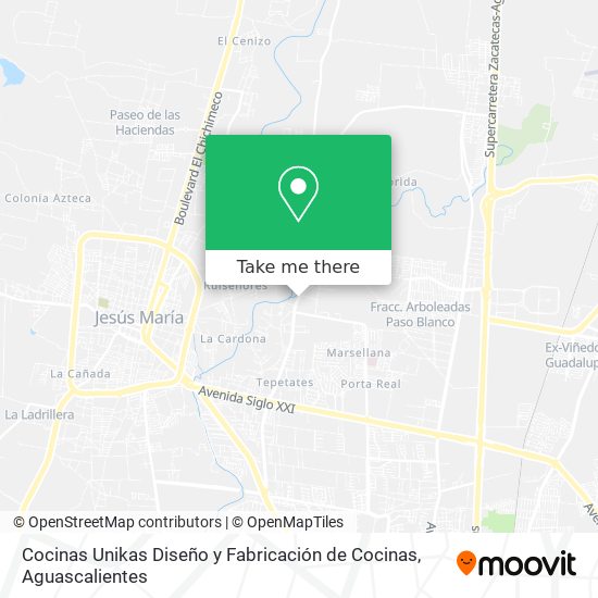Cocinas Unikas Diseño y Fabricación de Cocinas map