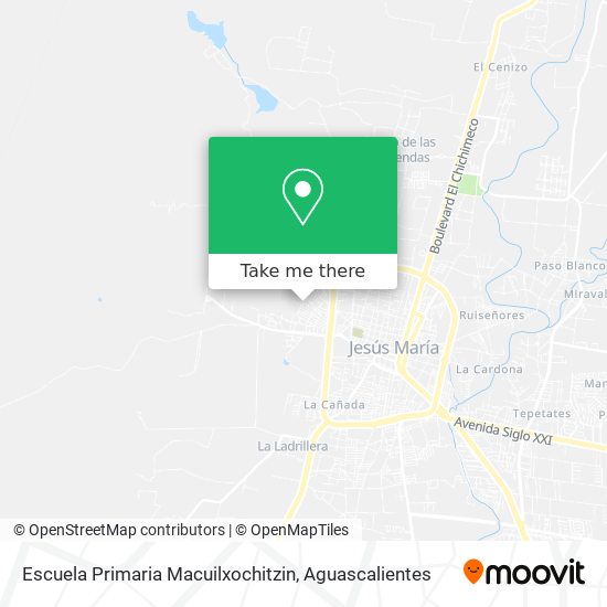 Escuela Primaria Macuilxochitzin map