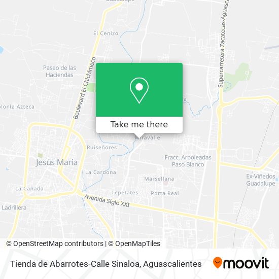 Tienda de Abarrotes-Calle Sinaloa map