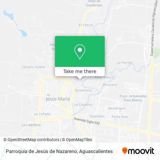 Parroquia de Jesús de Nazareno map