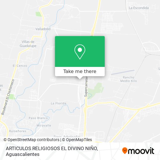 ARTICULOS RELIGIOSOS EL DIVINO NIÑO map