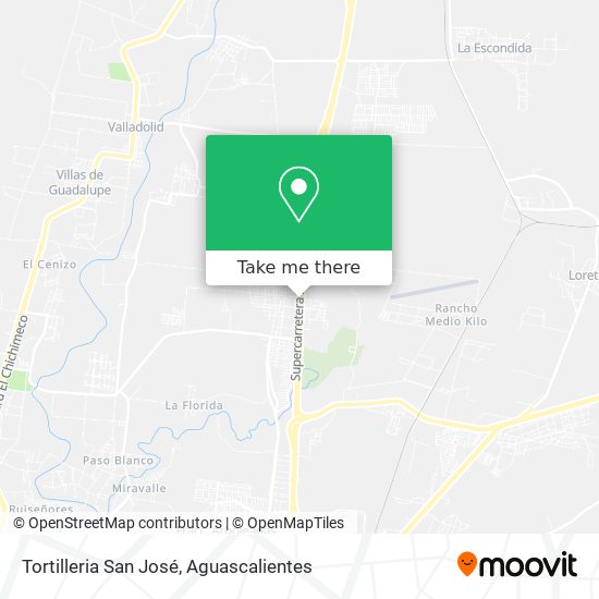 Tortilleria San José map