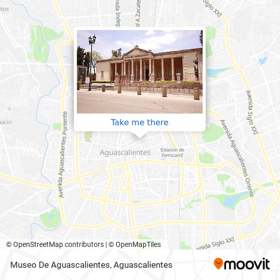 Museo De Aguascalientes map