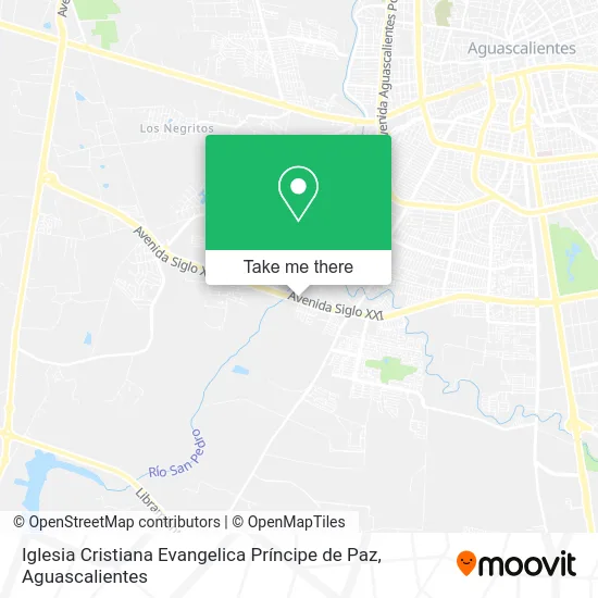 Iglesia Cristiana Evangelica Príncipe de Paz map