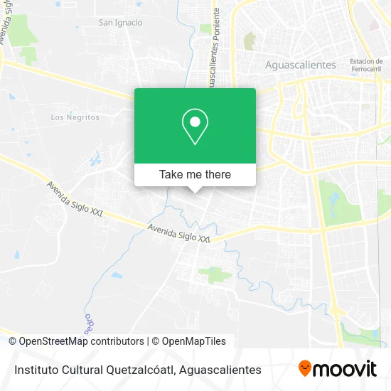 Instituto Cultural Quetzalcóatl map
