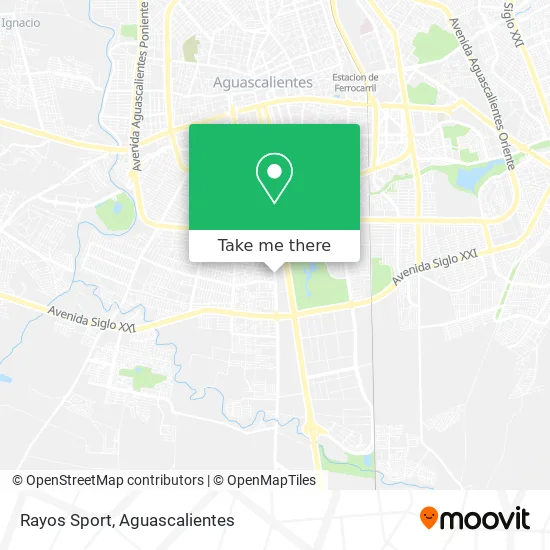 Rayos Sport map