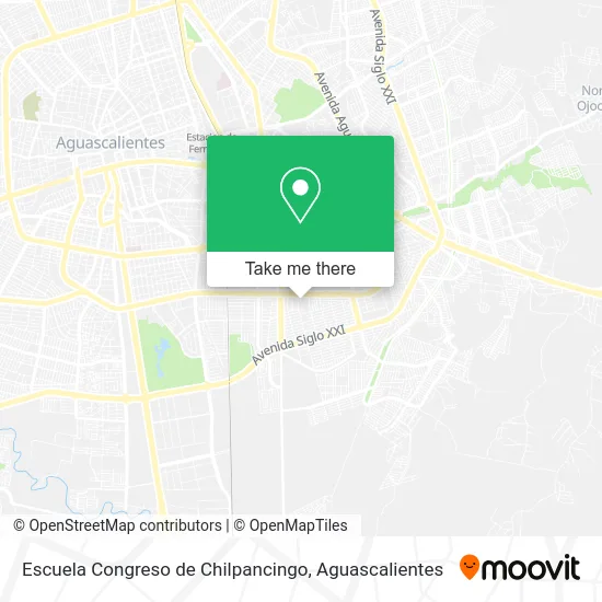 Escuela Congreso de Chilpancingo map