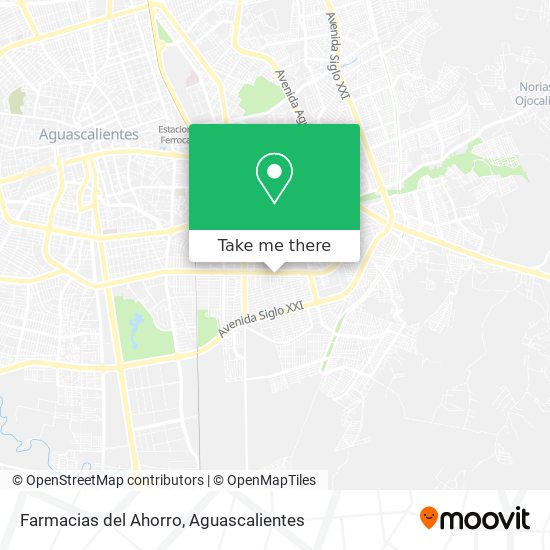 Farmacias del Ahorro map
