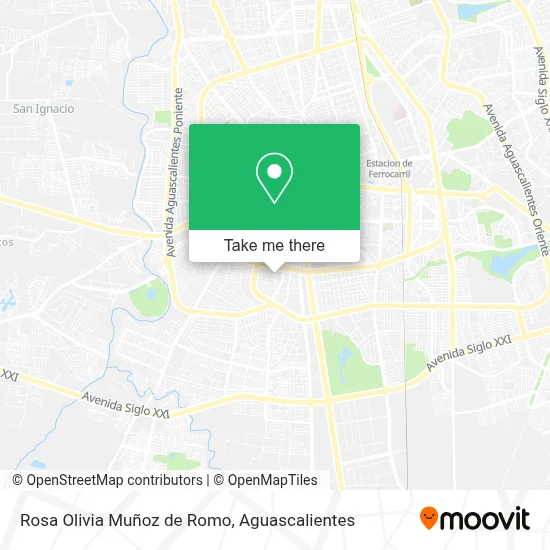 Rosa Olivia Muñoz de Romo map