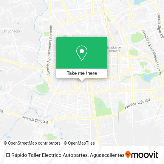 Mapa de El Rápido Taller Electrico Autopartes