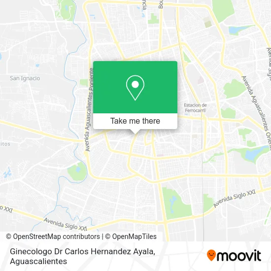 Ginecologo Dr Carlos Hernandez Ayala map