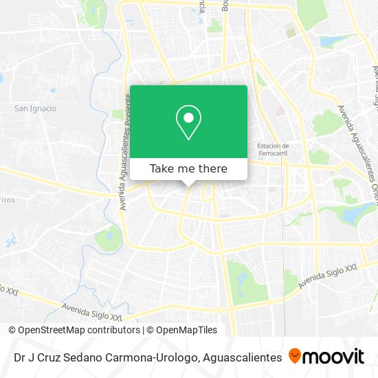 Mapa de Dr J Cruz Sedano Carmona-Urologo