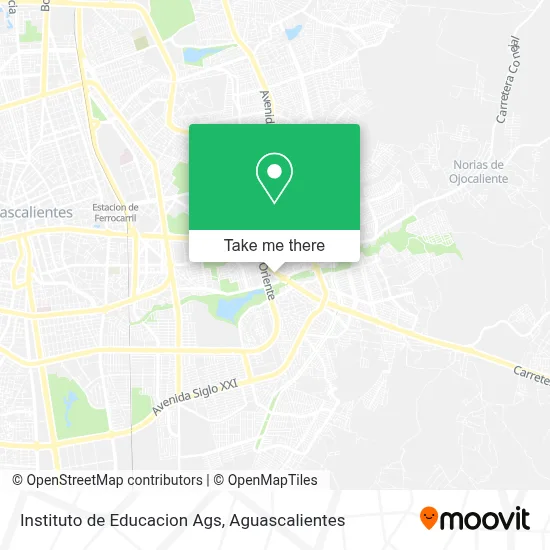 Instituto de Educacion Ags map