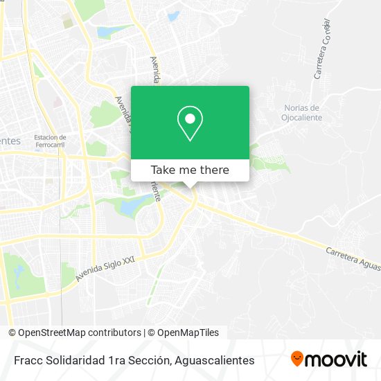 Mapa de Fracc Solidaridad 1ra Sección