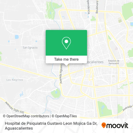 Hospital de Psiquiatria Gustavo Leon Mojica Ga Dr map