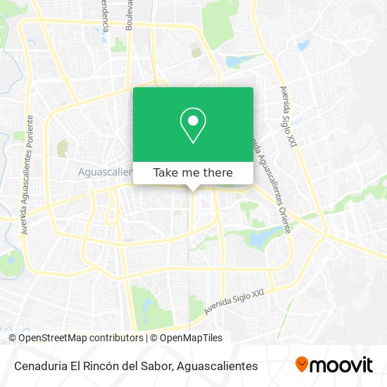 Cenaduria El Rincón del Sabor map