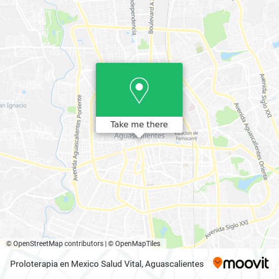 Mapa de Proloterapia en Mexico Salud Vital