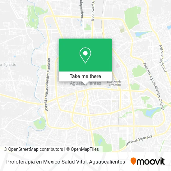 Mapa de Proloterapia en Mexico Salud Vital