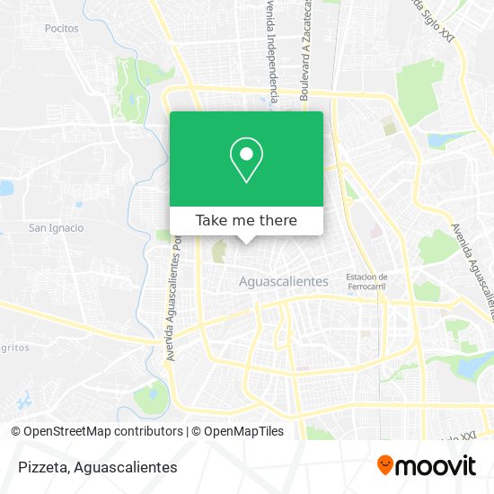 Mapa de Pizzeta