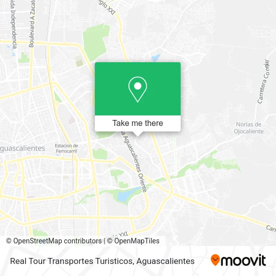 Real Tour Transportes Turisticos map