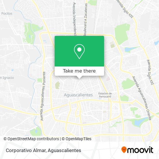 Corporativo Almar map