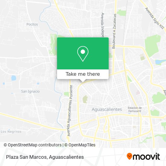 Plaza San Marcos map