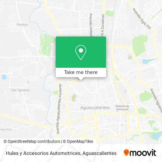 Hules y Accesorios Automotrices map