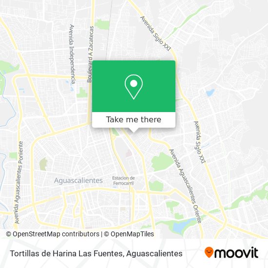 Tortillas de Harina Las Fuentes map