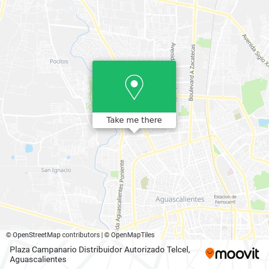 Plaza Campanario Distribuidor Autorizado Telcel map