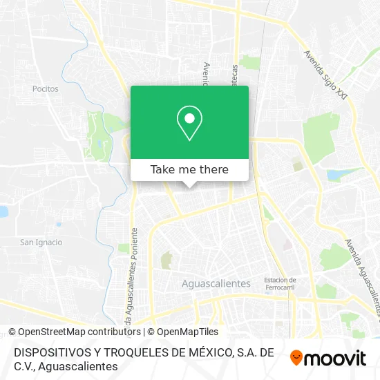 DISPOSITIVOS Y TROQUELES DE MÉXICO, S.A. DE C.V. map