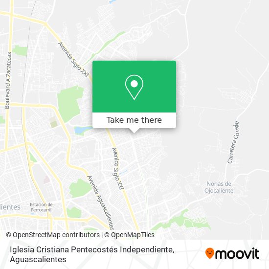 Iglesia Cristiana Pentecostés Independiente map