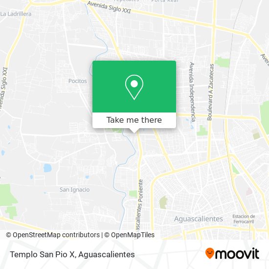 Templo San Pio X map