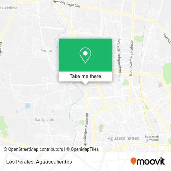 Los Perales map